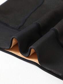 Women Winter Thermal Pantyhose Fleece Velvet Thermo Stockings Tights High Waist Thicken Warm Panty Tights Female Stocks Underwear, Cozy - Black - View 9