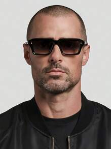 SeeBand Gafas de moda con montura cuadrada rectangular para hombres y mujeres, gafas de diseñador con estilo retro de los 90