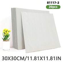 10/20/30 件豪华 3D 纹理自粘防滑地砖，剥离和粘贴哑光乙烯基 PVC 墙纸，防水防油瓷砖贴纸，适用于厨房、卧室、客厅、浴室、宿舍和其他室内家居装饰，可拆卸地板地砖自粘地砖剥离粘贴客厅装饰房间装饰厨房装饰 - 彩色 - 查看 15