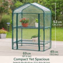 Portable Mini Greenhouse Tent – Clear Cover For Indoor & Outdoor Plants (No Rack)
