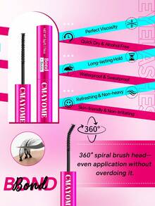 [Klej o długotrwałym działaniu przez 72 godziny] Opakowanie 1/2/3 sztuk hipoalergicznego kleju do rzęs 2 w 1 i płynu utrwalającego | Klej o długotrwałym działaniu przez 72 godziny, bez lateksu, wodoodporny | Nadaje się do domowych kępek rzęs, sztucznych rzęs | Mieszany czarny klej do przedłużania rzęs