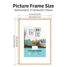 1/2/3/4pcs Wooden Photo Frame, Oak Picture Frames , White, Black Wooden Frame For Amazing Gift&Wall Art Decor, For Home, Living Room, Office Tabletop Frame And Wall Frame, Beautiful To Display Your Framliy Painting Art, Travel Photo, Graduation Photo Frame, Wedding Photo Frame Ideal Gift, A3/A4/30X40cm