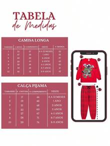 Assorted 4-Piece Kit For Boys' Long-Sleeved Pajamas, Sizes 1 To 10 - 什錦 - 查看 9