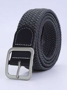 ‌2025 New Stylish Canvas Braided Belt‌ – ‌Adjustable Elastic Waistband‌ | ‌Unisex Black/Beige/Grey‌ | ‌Summer Travel Essential‌ | ‌Jeans & Skirts Accessory‌ | ‌Ins-Worthy Outfits/Gift Summer, School