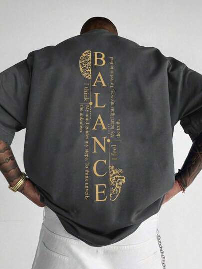 Men's Fashionable Printed Loose Short Sleeve T-Shirt | Exquisite Design | Summer Essential | Easy To Match, Showcasing Your Style