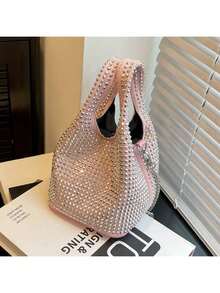 Women Tote Bags - 灰色 - 查看 4