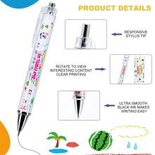 6/12 感谢老师主题圆珠笔，包含趣味教师元素和鼓励语录，教师套装礼物，学校教师同事办公用品|返校季礼物 - 套裝 - 查看 3