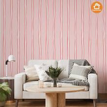 SUPSTICKER 1 rouleau de papier peint adhésif moderne et minimaliste à motif rayé, facile à décoller et à coller. Convient pour la décoration murale du salon, de la chambre, des armoires, des bureaux, des salles de classe, des dortoirs. Papier peint, stickers muraux, décoration murale, décoration de chambre, décoration de cuisine de 15,75*78,74/118,11/196,85 pouces