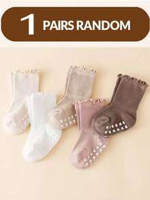 5 Pairs Baby Socks With Soft Cuffs, Ruffled Princess Socks For Baby Girls, 0-5 Years Old - Multicolor - View 9