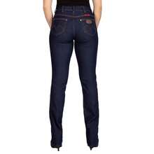 Women's Country Straight Leg Jeans 34 To 56 - 深色水洗藍 - 查看 1