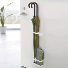 1pc Home Magnetic Umbrella Holder Rack, Made Of Iron, Wall-Mounted Umbrella Stand Suitable For Office, Hotel, Shop, Living Room, Entryway, Cute & Fashionable Design, Also Can Be Used As Living Room Decor