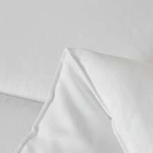7Pcs/5Pcs Chic Bed Comforter Set, Designed With Geometric Quilting, Suitable For Hotel Bedroom Room Decor, Suitable For All Four Seasons, Soft And Comfortable Summer Bedding Set, Including 1 Comforter, 4 Pillowcases, 1 Flat Sheet And 1 Fitted Sheet. - White - View 11