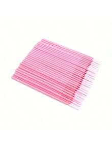 500/400/200/100入 白色、黑色、粉色與紫色可彎曲微刷，微刷塗抹器，睫毛接膠清潔刷，睫毛刷，眉毛刷，眼影刷，睫毛梳刷，睫毛刷 - 彩色 - 查看 19