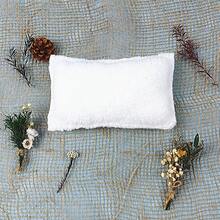 Newborn Photography Props Teddy Fleece Baby Pillow, Soft Infant Head Support Cushion For Photoshoot Studio Shooting Backdrop Accessories Baby Shower Gift - Multicolor - View 12