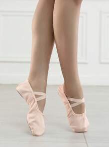 Women's Ballet Shoes, Indoor Soft-Soled Ballet Shoes, Lace-Up Dance Shoes, Yoga Shoes, Practice Shoes, Flat Slippers