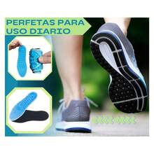ZYLX SHOPPING – Plantillas de Gel Antifatiga para Zapatos, Recortables, Ideales para Trabajo, Deporte y Uso Diario - Azul - Ver 4