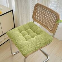 1 PIEZA Cojín de asiento de silla de felpa gruesa - Relleno de poliéster lavable a máquina y cubierta duradera para todas las estaciones - Cojines multiusos y resistentes a las manchas para sillas de comedor para decoración del hogar y la oficina