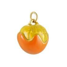 1 件优雅不锈钢水晶橙子、香蕉、苹果吊坠、DIY 项链、手链、耳环首饰配件