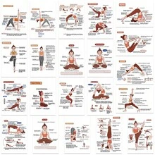 41 件瑜伽姿势分析教学贴纸瑜伽姿势贴花适用于笔记本电脑水瓶电脑手机剪贴簿日记女士女孩圣诞派对用品礼物学校奖励装饰 - 粉色 - 查看 3