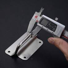 5 Peças Puxadores de Gaveta de Aço Inoxidável, Puxadores Dobráveis para Móveis, Puxadores Portáteis para Portas de Armário, Puxadores de Caixa de Gaveta, Puxadores Firmes para Caixa de Ferramentas