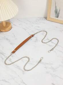 女士金属链肩带，可调节斜挎包配件