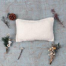 Newborn Photography Props Teddy Fleece Baby Pillow, Soft Infant Head Support Cushion For Photoshoot Studio Shooting Backdrop Accessories Baby Shower Gift - Multicolor - View 15