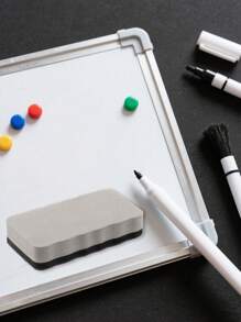 Borracha de quadro branco magnética 1/4 peças para casa, escola e escritório