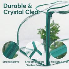 Portable Mini Greenhouse Tent – Clear Cover For Indoor & Outdoor Plants (No Rack)
