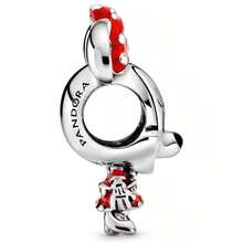 Pandora Sterling Silver   Dotted Dress Bow Charm |  | Women Jewelry Sets - 彩色 - 查看 3