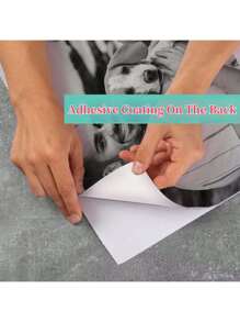 Self-Adhesive Custom Poster Prints - Upload Your Image/Photo - Personalized Picture To Poster Printing, Waterproof Durable Vinyl Wall Art Prints - Suitable For Home Decoration, Music Album Covers, And Family Photos - The Perfect Gift For Her Or Him, Wall Stickers For Home Decoration,Graphic Print