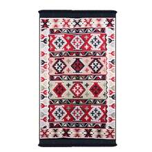 Alfombra grande para sala de estar con patrones tradicionales, lavable, alfombras de área modernas para dormitorio y sala de estar - Rojo - Ver 3