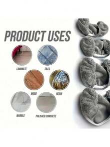 3pcs/5pcs/1pc Ultra-Microfiber Flat Mop Pads, Reusable Wet Mop Replacement Pads, Dry Mop Pads, Suitable For Hardwood Floor Cleaning Ultra-Microfiber Wet Mop Pads, (Mop Handle Not Included), Cleaning Supplies, Cleaning Accessories (10in*4.5in) - Multicolor - View 4