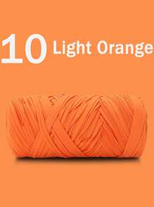 1/2 piezas Hilo de camiseta premium - 200g/pieza Hilo elástico de alta calidad, hilo de poliéster suave y elástico para proyectos de ganchillo vibrantes, ideal para decoración del hogar, manualidades DIY como tejido DIY, proyectos de ganchillo, bolsos tejidos a mano, cestas, mantas, alfombras, zapatos, pantuflas, cojines y muñecas, hilo multicolor | Hilo de poliéster | Hilo acrílico | Accesorios de tejido