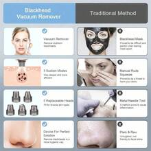 Elektrischer Gesichts-Dampfer & Porenreiniger - Elektrischer Mitesserentferner mit Warmkompresse, sanfter Saugkraft für gründliche Reinigung 500mAh