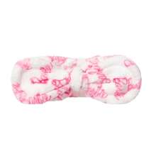 1pc MINISO Letter Print Hair Scrunchie - White | Official Collaboration! White, Minimalist And Refined, Letter Pattern, Recreating The Classic. - White - View 5