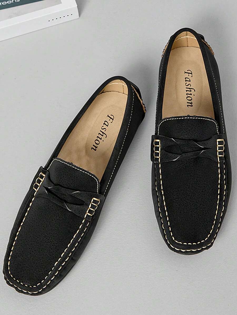 Mocasini negri de vară noi pentru bărbați, mărime mare 38-49, pantofi sport casual ușori cu talpă moale, pantofi de afaceri respirabili, mocasini sport în aer liber