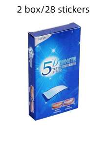 7-14片/包牙齿美白贴，5D牙齿美白贴 - 藍色 - 查看 13