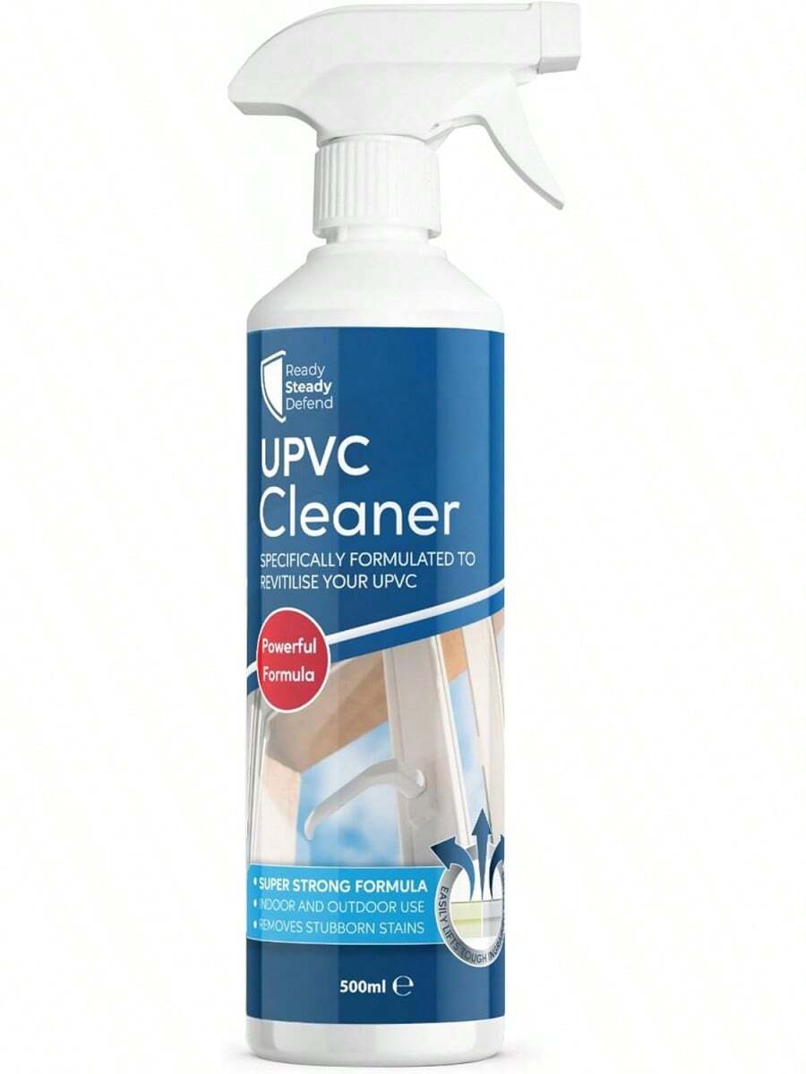 UPVC Cleaner And PVC Cleaner For Windows And Doors - 500ml Window Spray, Solvent-Based PVC Spray, Effective UPVC Cleaning Solution For Conservatories And All Plastic Surfaces - 1 - View 1