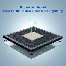 SCULPFUN Honeycomb Table For Laser Engraver - CO2 Engraving And Cutting Machine, 400x400x22mm, Precise And Efficient Work Surface For Optimal Results - Black - View 3