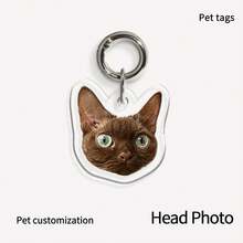 1pc Customized Photo Keychain, Acrylic Pet Photo Keychain, Personalized Photo Gift, Unique Gift For Boyfriend/Girlfriend, Husband/Wife, Dad/Mom, Valentine's Day, Birthday, Youth Anniversary, Father's Day, Mother's Day, Couple Gift, Customized Photo Keychain | Personalized Keychain | Anniversary Gift | Gift For Him | Gift For Her | Christmas Gift | Customized Logo Keychain