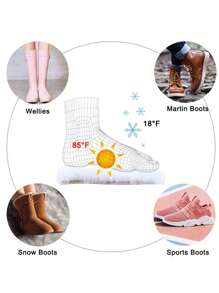 1 قطعة/مجموعة من بطانات الأحذية السميكة المبطنة بالفرو، دافئة ومنفذة للهواء، قاعدة ناعمة مانعة للانزلاق، متوفرة بأحجام متعددة للاستخدام في الشتاء