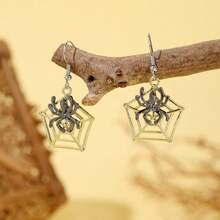 Halloween Earrings Scary Funny Skull Spider Pumpkin Ghost Black Cat Halloween Stud Earrings Jewelry