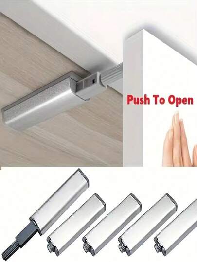 1pc/8pcs/12pcs Hidden Soft Quiet Close Closer Concealed Cabinet Rebounder Kitchen Cupboard Dampers Buffers Drawer Furniture Door Stopper