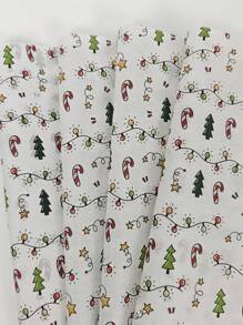 5/10/20/40pcs Christmas Lights Pattern Tissue Paper, Includes Christmas Tree, Candy, Star Patterns - 20 Inch X 14 Inch, Handmade Wrapping Paper, Easy To Protect Items, Suitable For Gift Box Filling, Party Decoration - Christmas Style Design, Durable Packaging, Holiday Packaging, Holiday Decoration - Multicolor - View 9