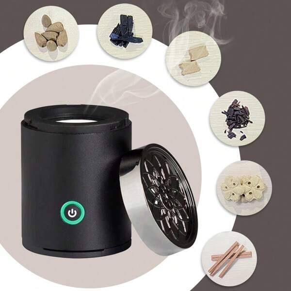 Portable Mini Electric Incense Burner Bakhoor Luxury Incense Burner In Car Gifts Birthday Graduation