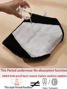 4 Peças Calcinhas de Cintura Alta de Algodão para Mulheres - Cor Sólida, Calcinha de Cobertura Total com Alta Elasticidade, À Prova de Vazamentos, Entreperna Extra Larga e Longa para Período Menstrual, XS-XXL