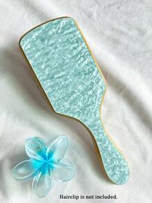 1pc Personalized Fashionable Acrylic Glitter Marble Name Customized Hair Comb, Unique Bridal Party Bridesmaid Gift, Custom Bridesmaid Hair Accessory, Gift For Her/Mom - Multicolor - View 12