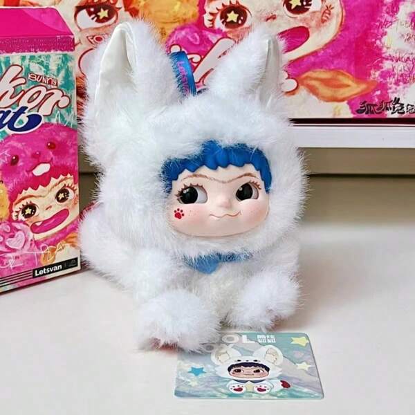 New Product WAKUKU Blind Box Hairy Party Series Toy Figurine Ornament, Vinyl Doll Cute Gift