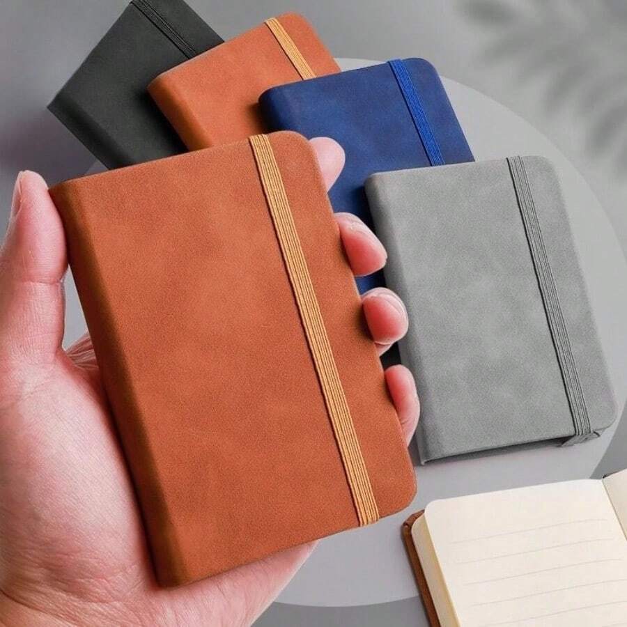 1pcs A7 Notebook Small Book Pocket Notepad Mini Portable Portable Small Book Simple Retro Color College Students Keep Notes Memo Book Diary Postgraduate Entrance Examination Word Book Inner Page
