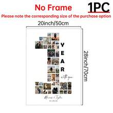 1 Tranh trang trí nhà cửa theo yêu cầu, Poster cá nhân hóa, Tranh treo tường phòng ngủ, Tranh canvas, Có thể chỉnh sửa 36 ảnh, Tranh ghép ảnh kỷ niệm 1 năm ngày cưới, Quà tặng kỷ niệm, Dành cho bạn trai, Thích hợp cho phòng tắm, nhà bếp, phòng khách, phòng ngủ, Có thể chọn khung. - Nhiều màu - Xem 14